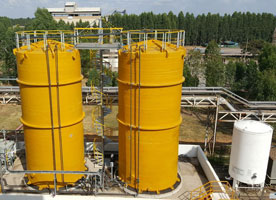 Acid dosing and storage