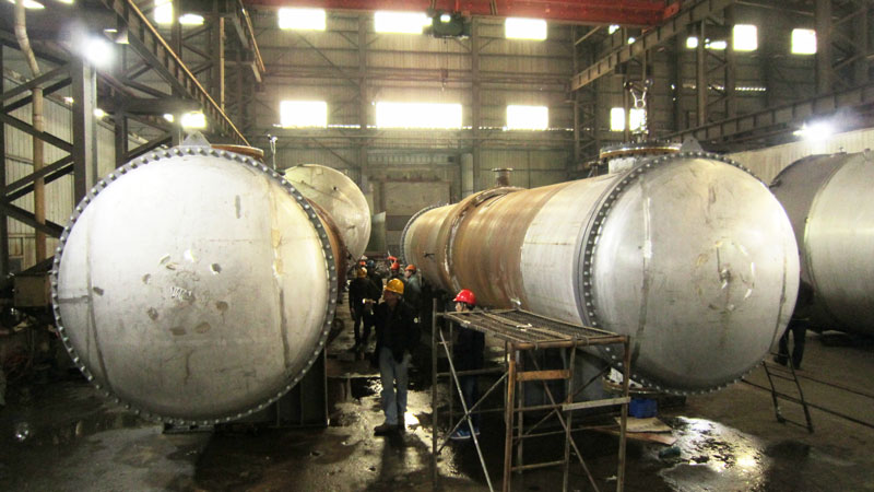 Heat exchanger with enhancers