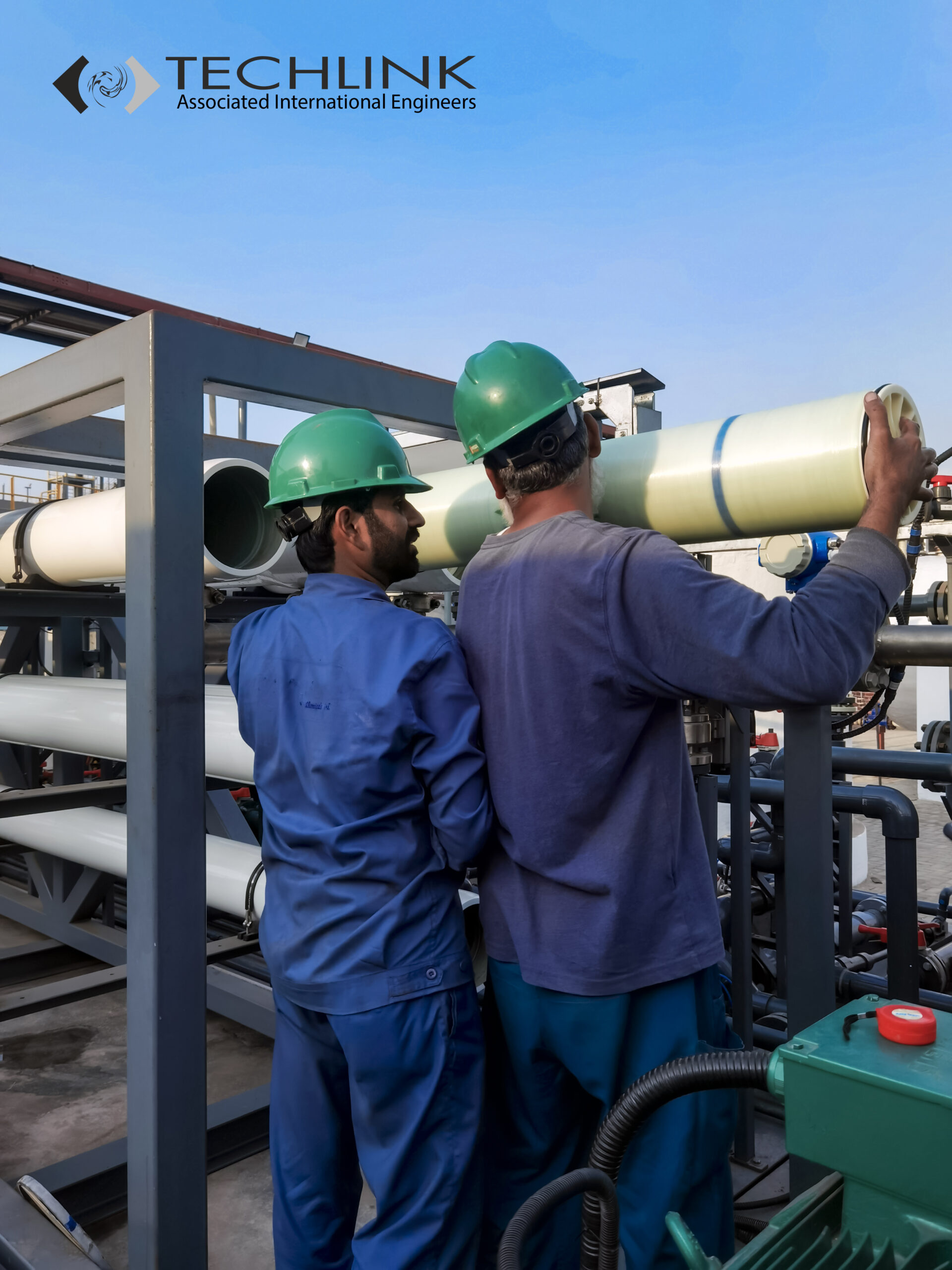 Membrane installation for Nanofiltration Sulphate sulfate removal system built by Techlink